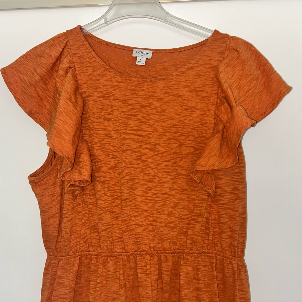 J. Crew Flutter Sleeve Midi Dress - Picture 2 of 7